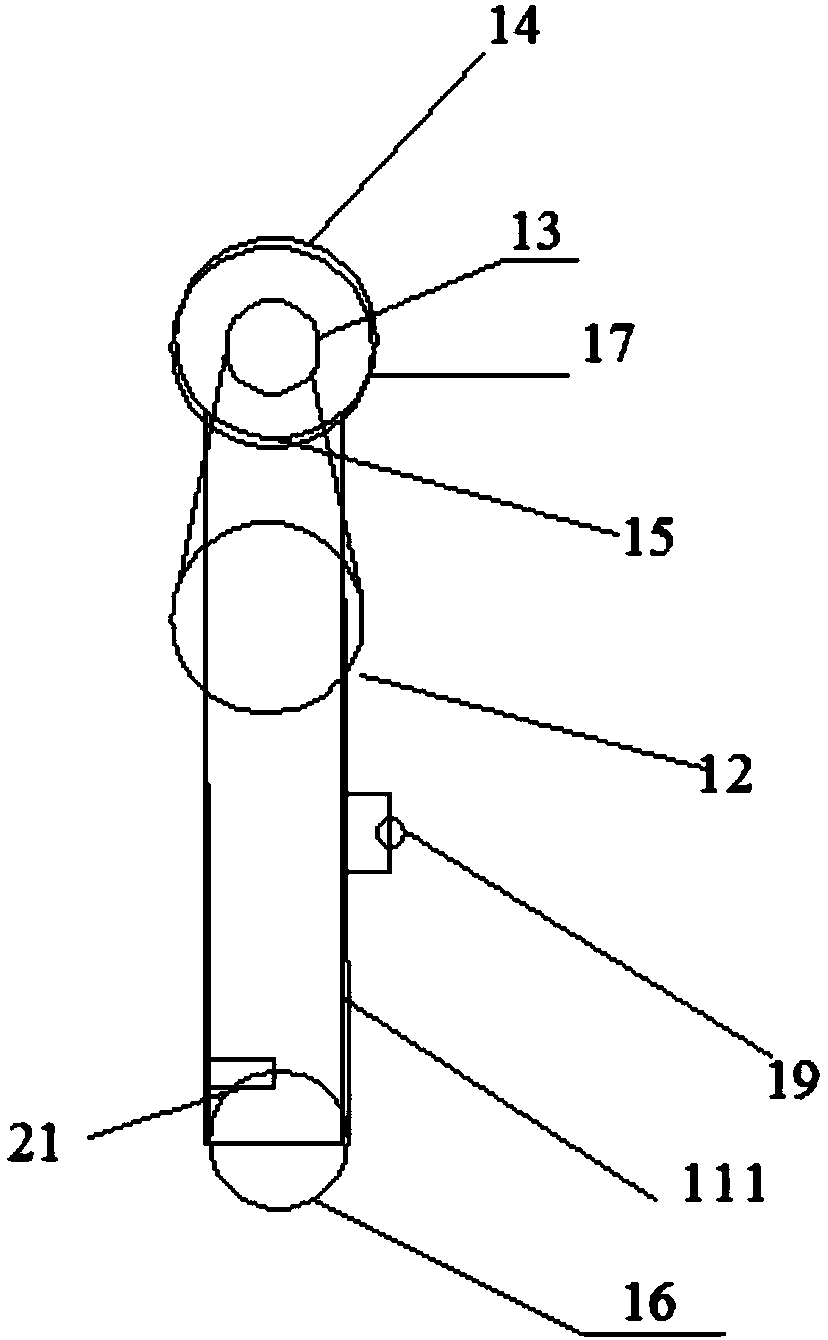 Collapsible wood-plastic plate conveying device