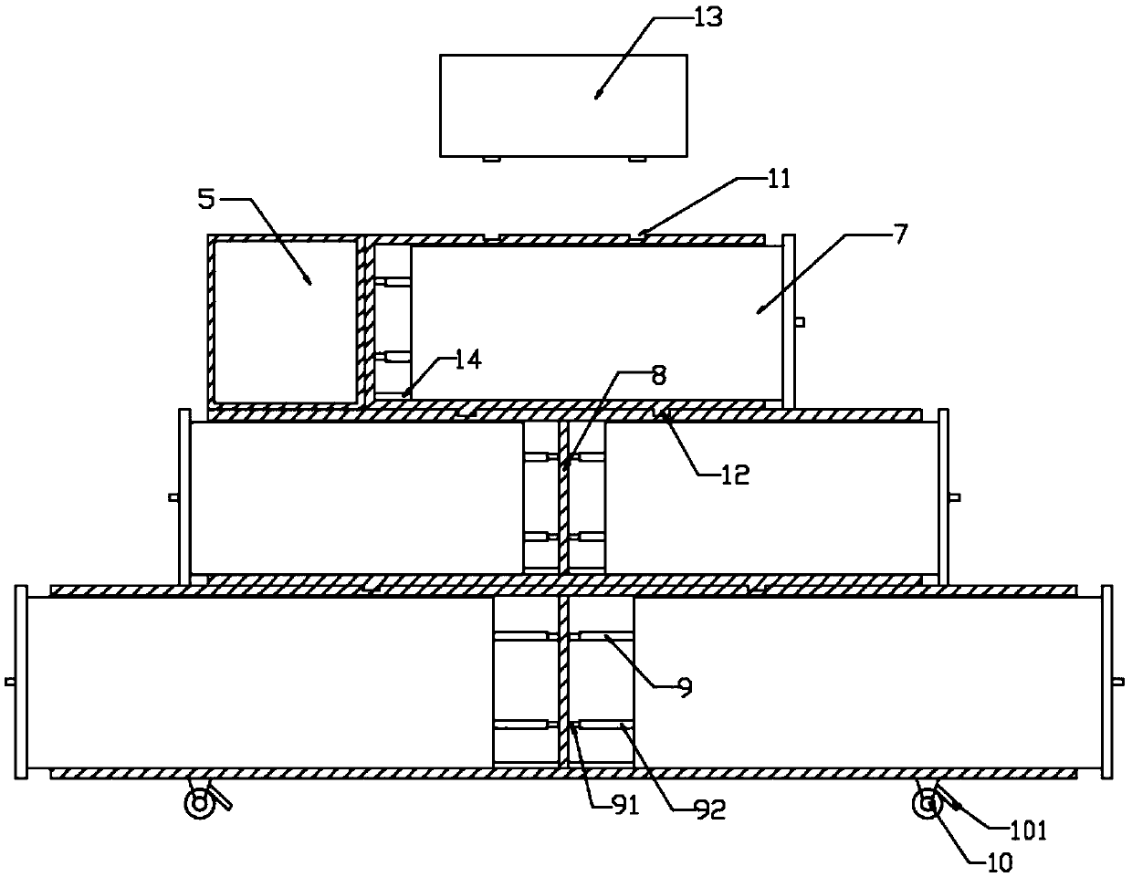 Financial bill storage device