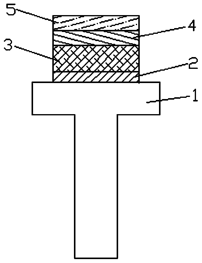 Axial pre-tightening force double-wave measuring method