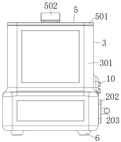 Automatic disinfection device for treatment room in emergency department