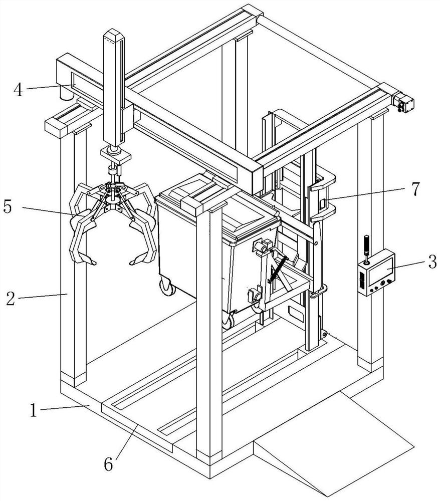 A geotechnical non-woven plant fiber auxiliary feeding device