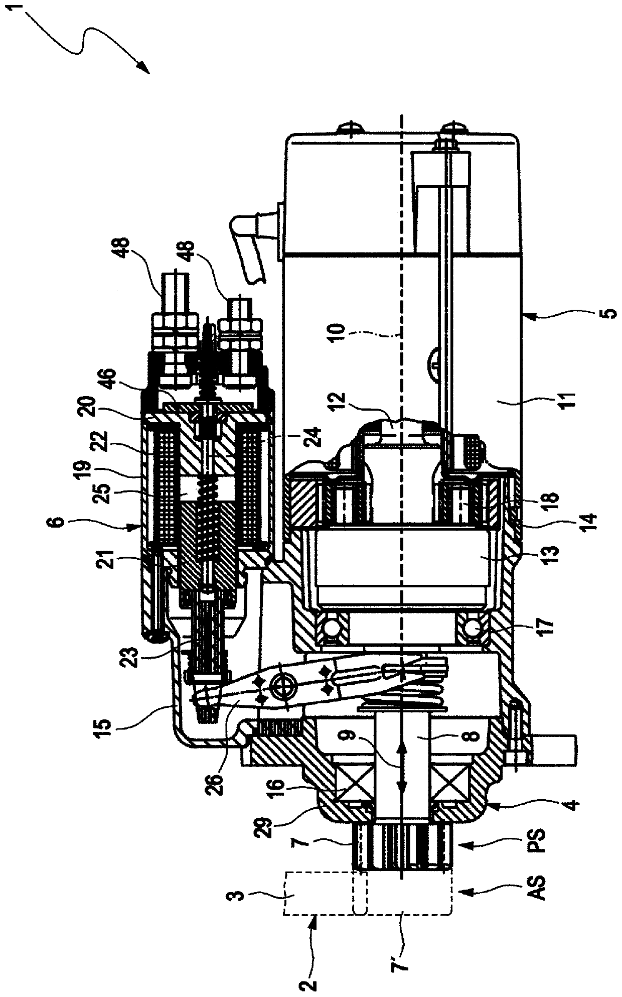 starters for internal combustion engines