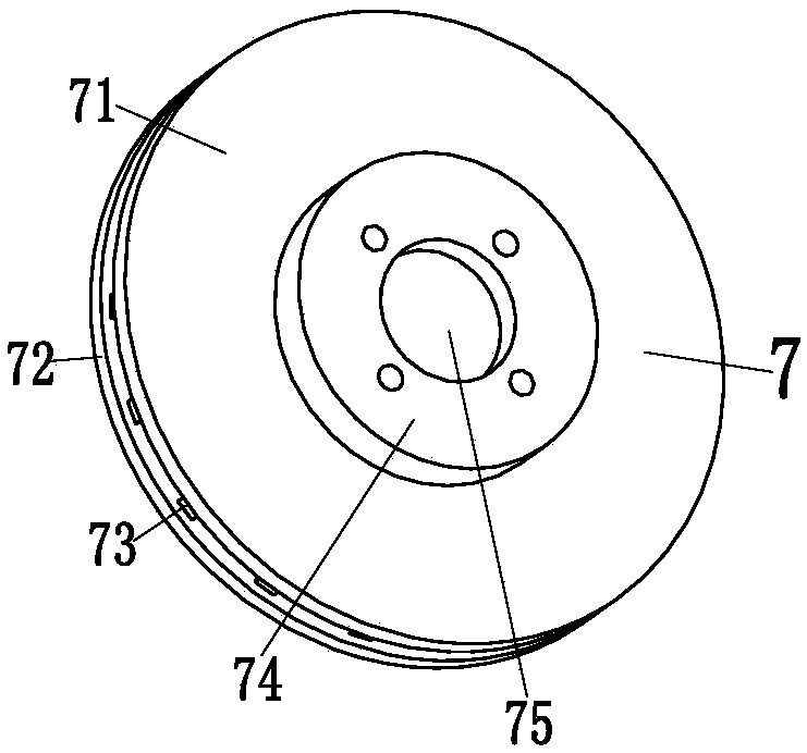 New energy automobile brake disc fixture with stable fixing and automatic position switching functions