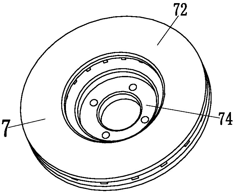 New energy automobile brake disc fixture with stable fixing and automatic position switching functions