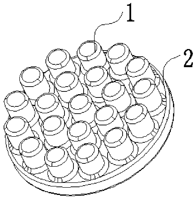 A flexible dry electrode for collecting EEG signals and its preparation method