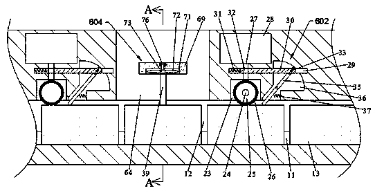 Coating device for striking surface layers of matches