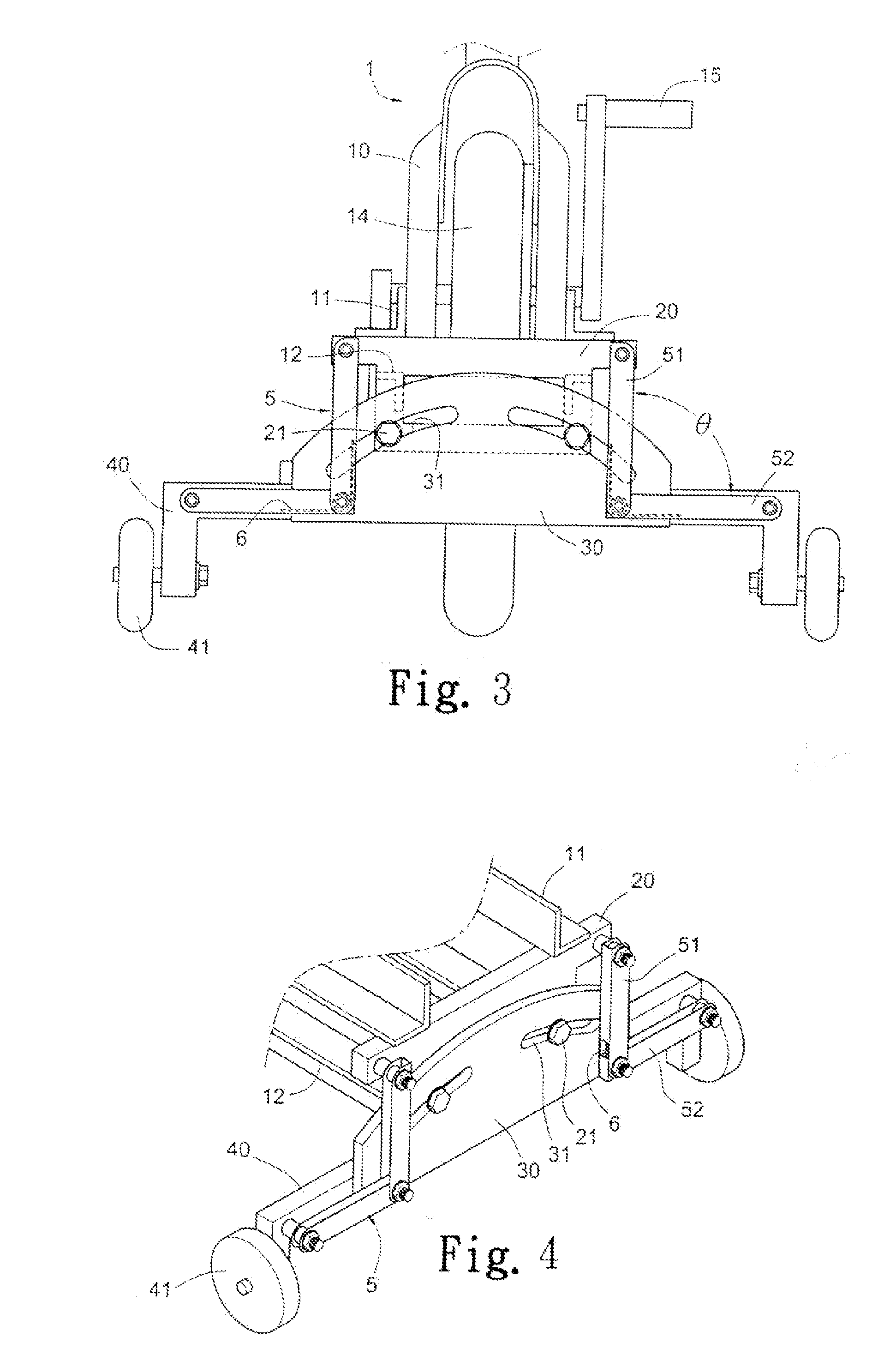 Safeguard wheel assembly for a two-wheeled vehicle