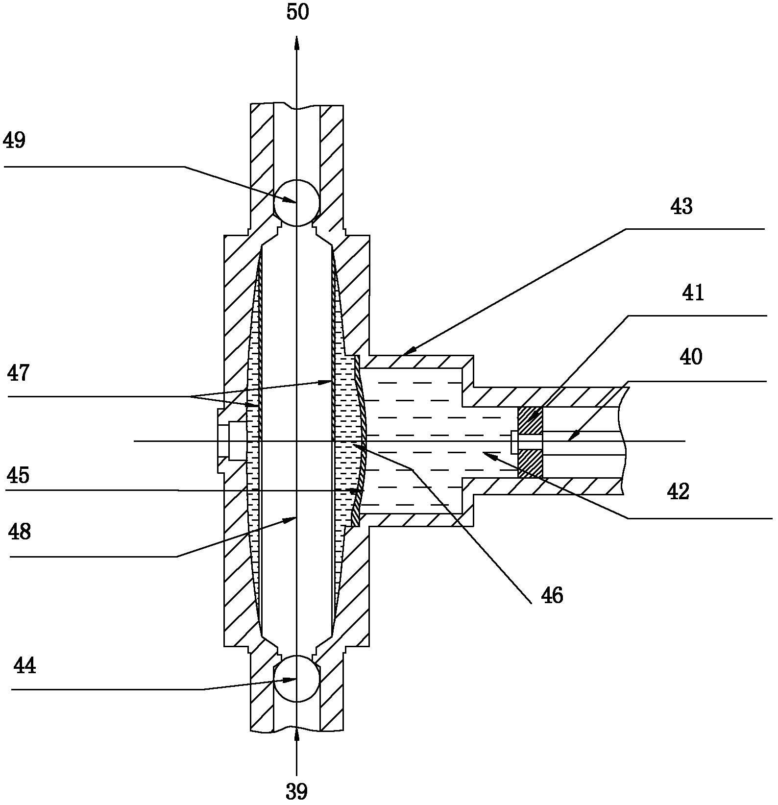 Powder conveying device