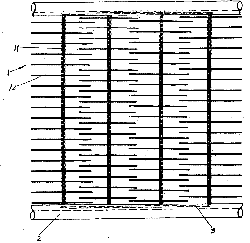 Radial water-treatment biological filler and production method thereof