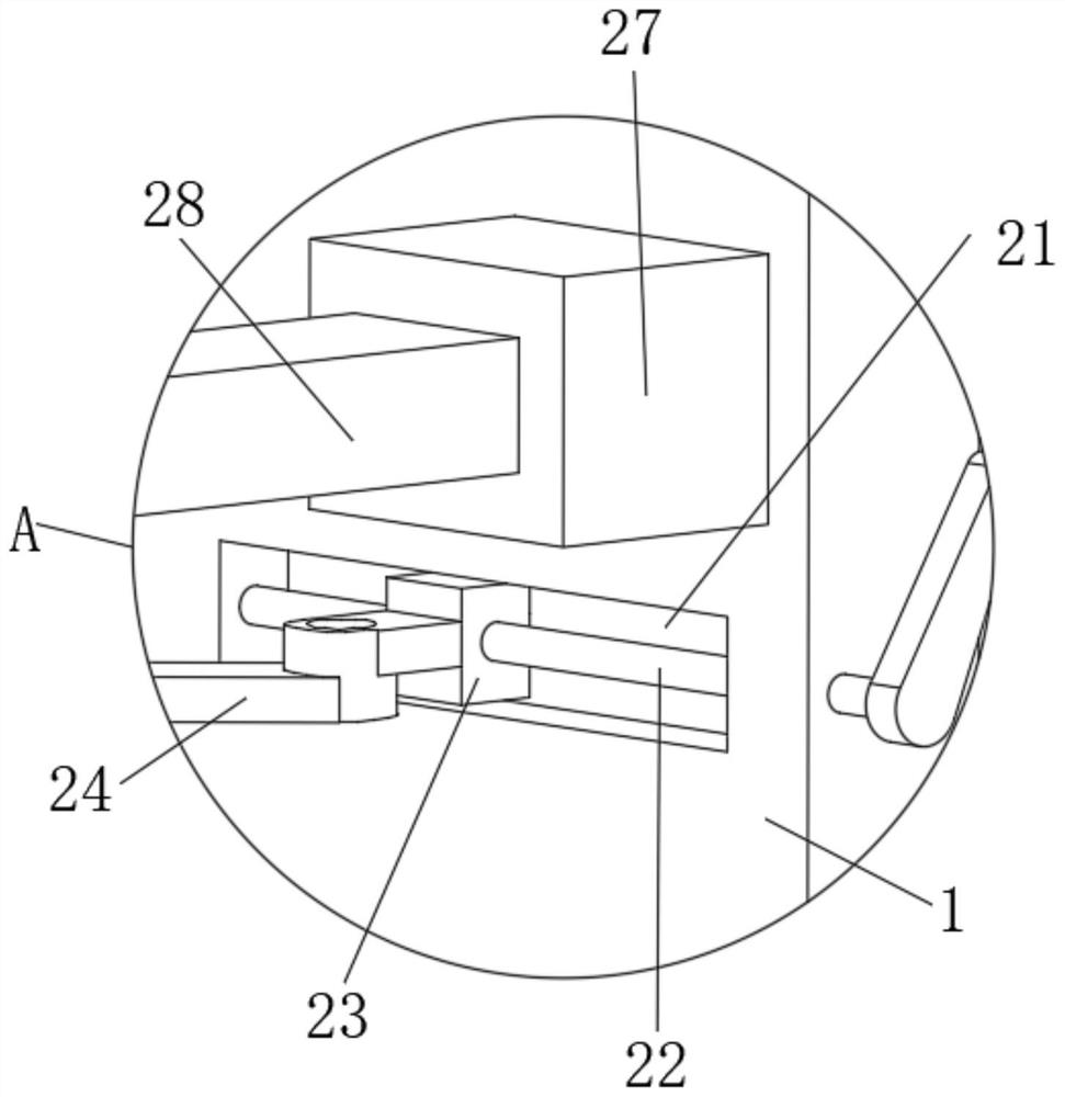 Skull front side surface operation fixing device in clinical medicine craniocerebral surgical operation