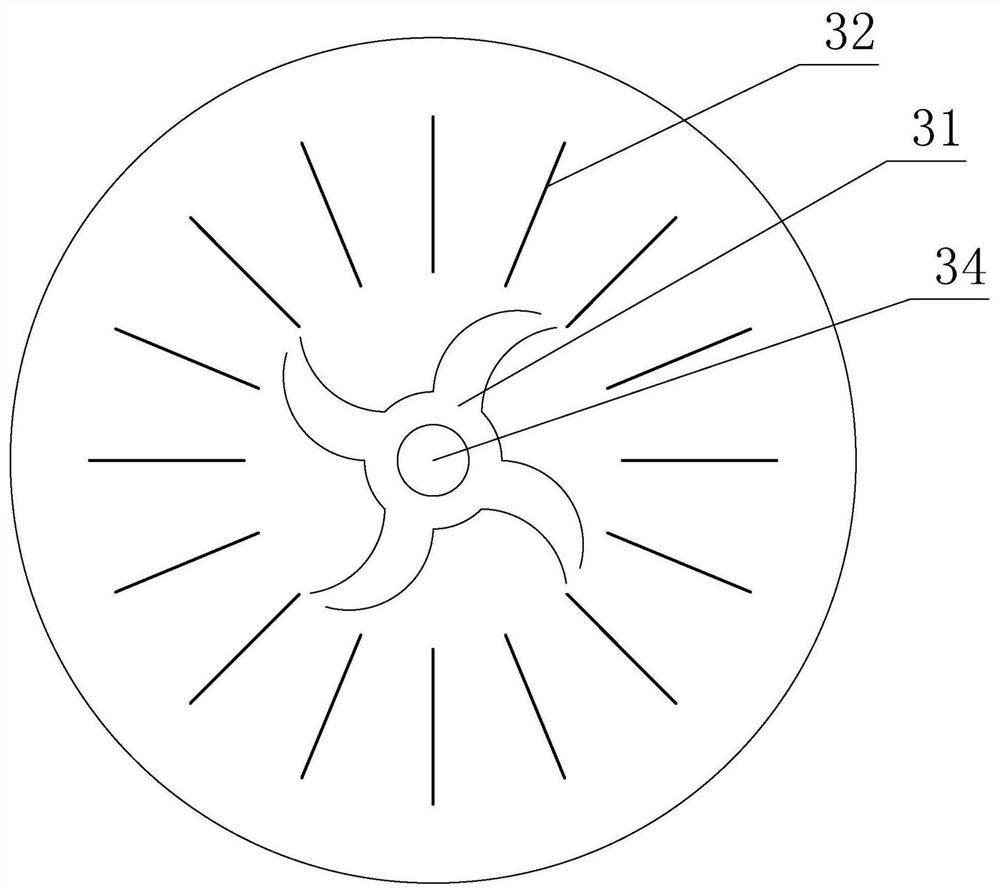 A cone-disk type waste concrete recycled coarse aggregate mortar stripping device