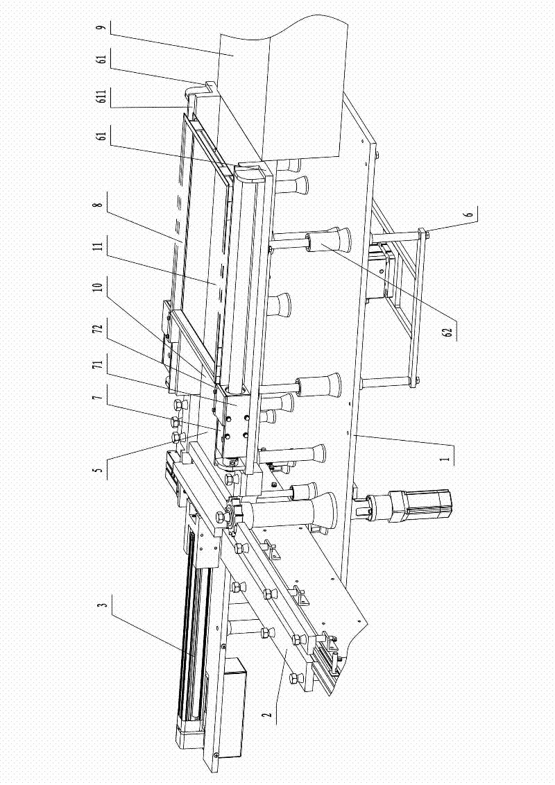 Bottle conveying mechanism for freeze-drying line