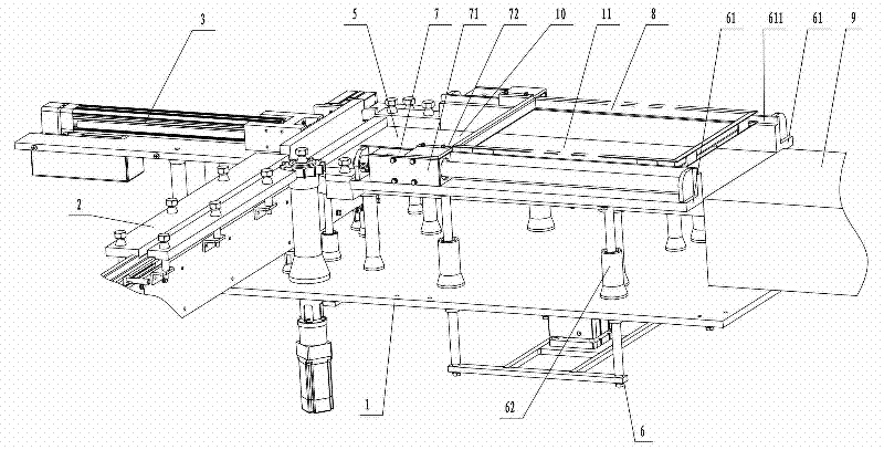 Bottle conveying mechanism for freeze-drying line