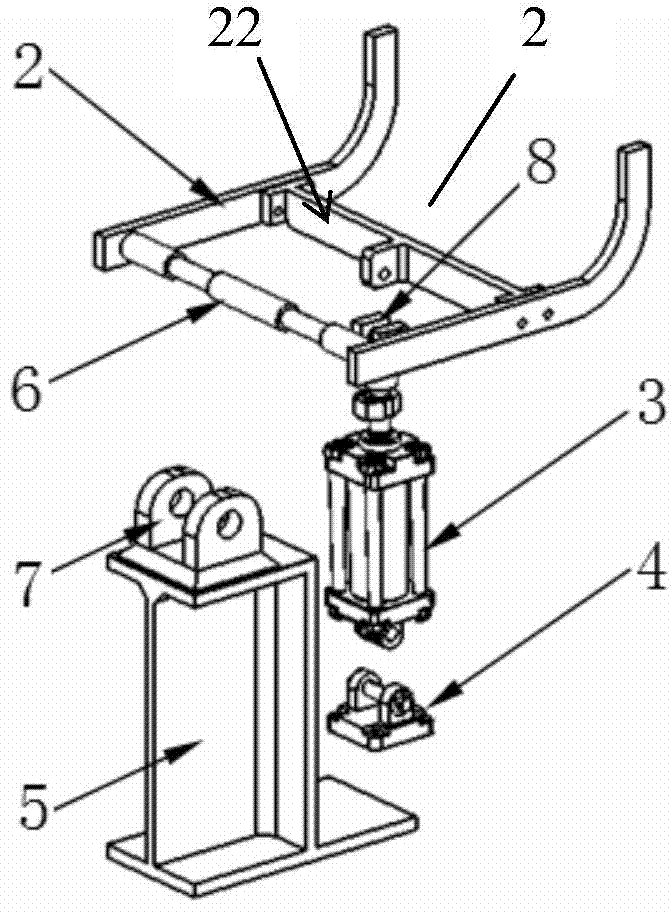 Ripper die scrap material ejecting and sliding mechanism