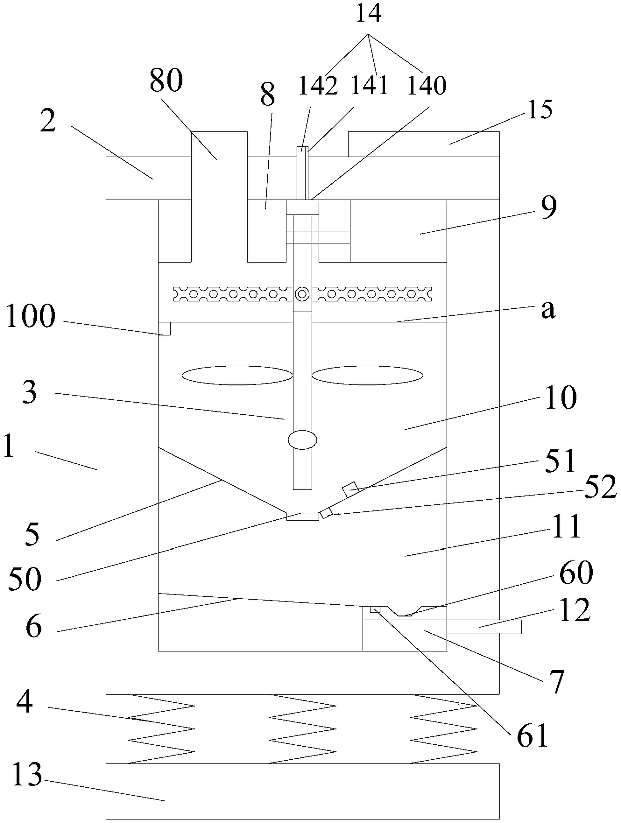 Dust removal and noise reduction pulping equipment and control method thereof