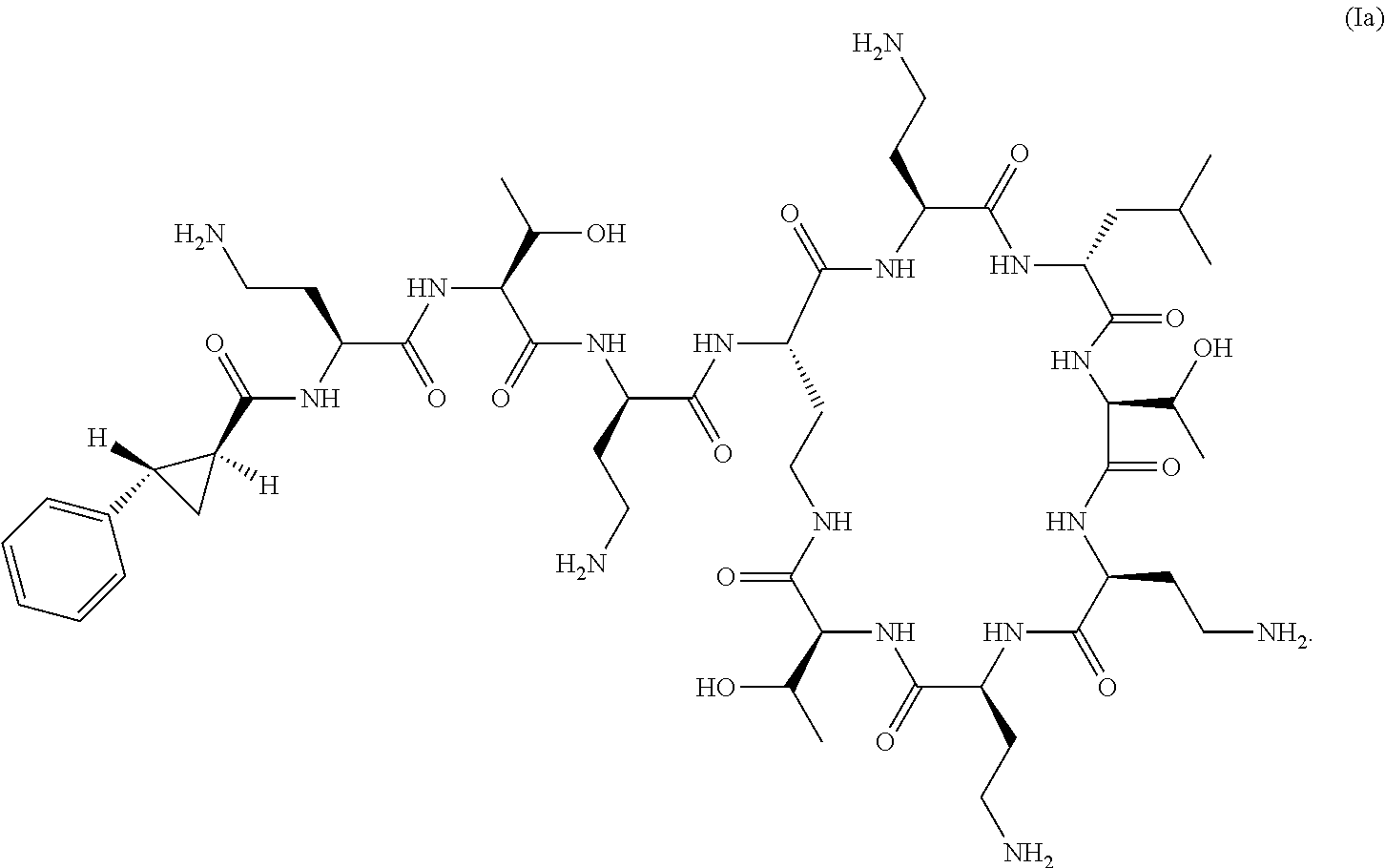 Antibiotic Compositions for the Treatment of Gram Negative Infections