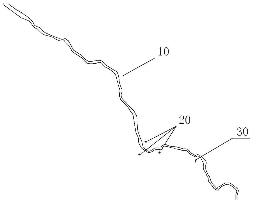 Method for collecting acidic water in waste dump