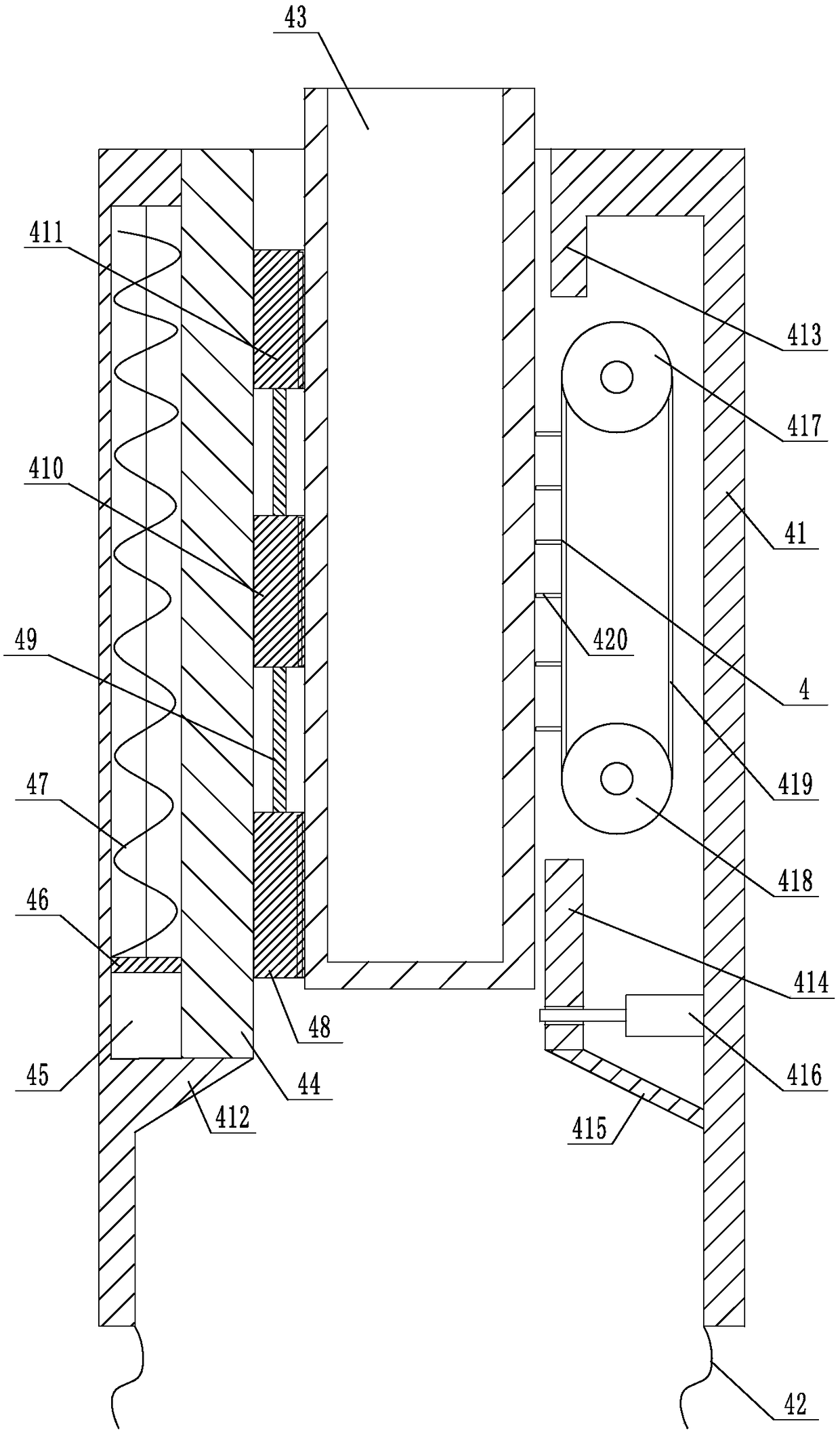 Whole-plant corn silage sample collecting and density measuring device