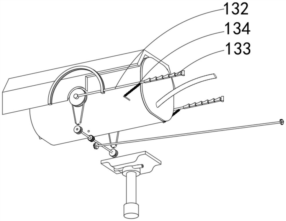 Rail movement type anti-shielding security and protection camera device