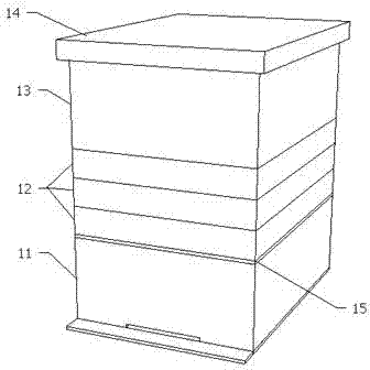 Miniature comb raw honey, production method and production device