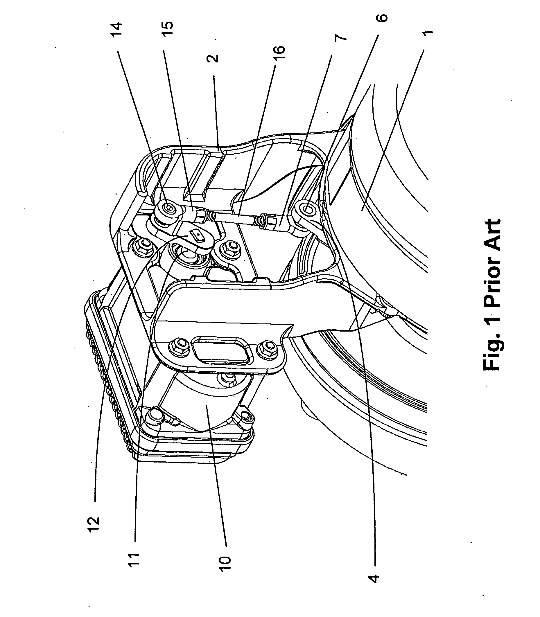 Turbocharger control linkage with reduced heat flow