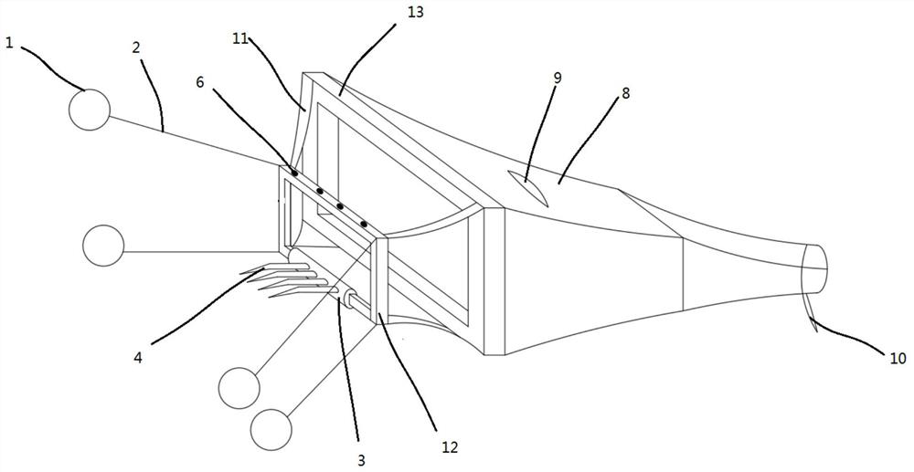 Ecological environment-friendly rake thorn and using method thereof