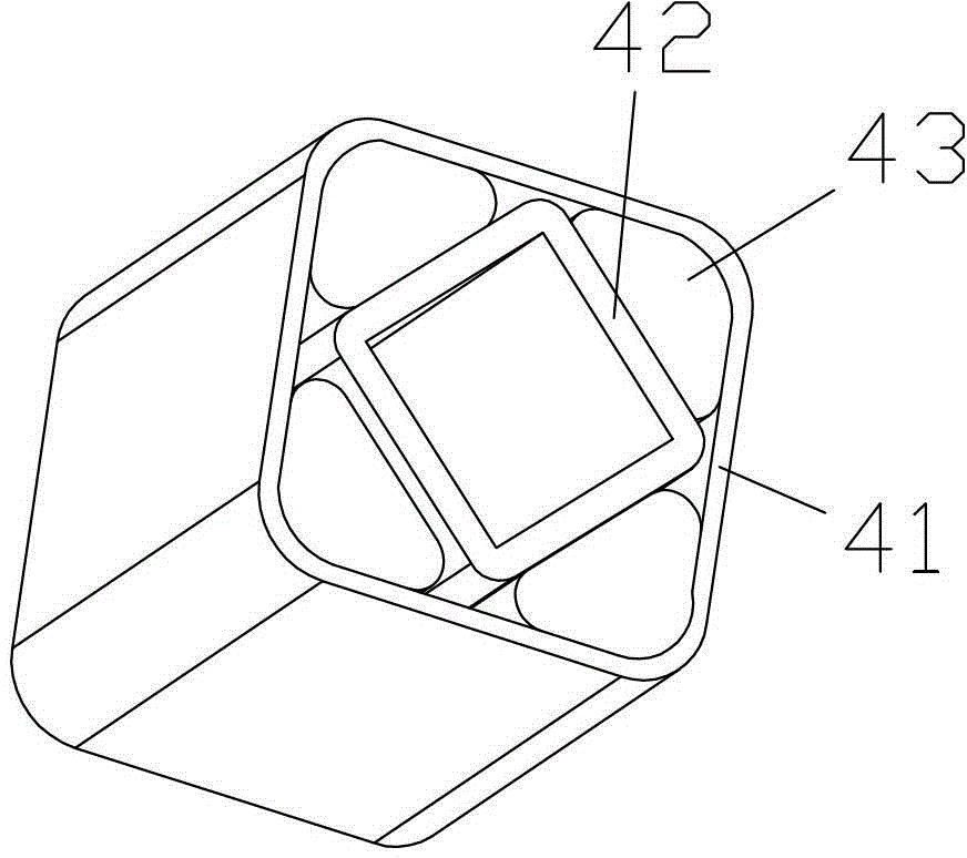 Independent suspension damping assembly for front wheels of four-wheel scooter