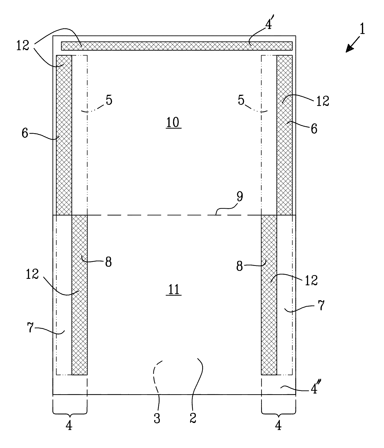 Packaging unit having improved sealing properties