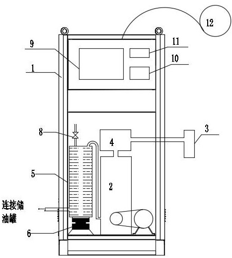 Refueling system convenient to use on construction site and taking weight as metering unit