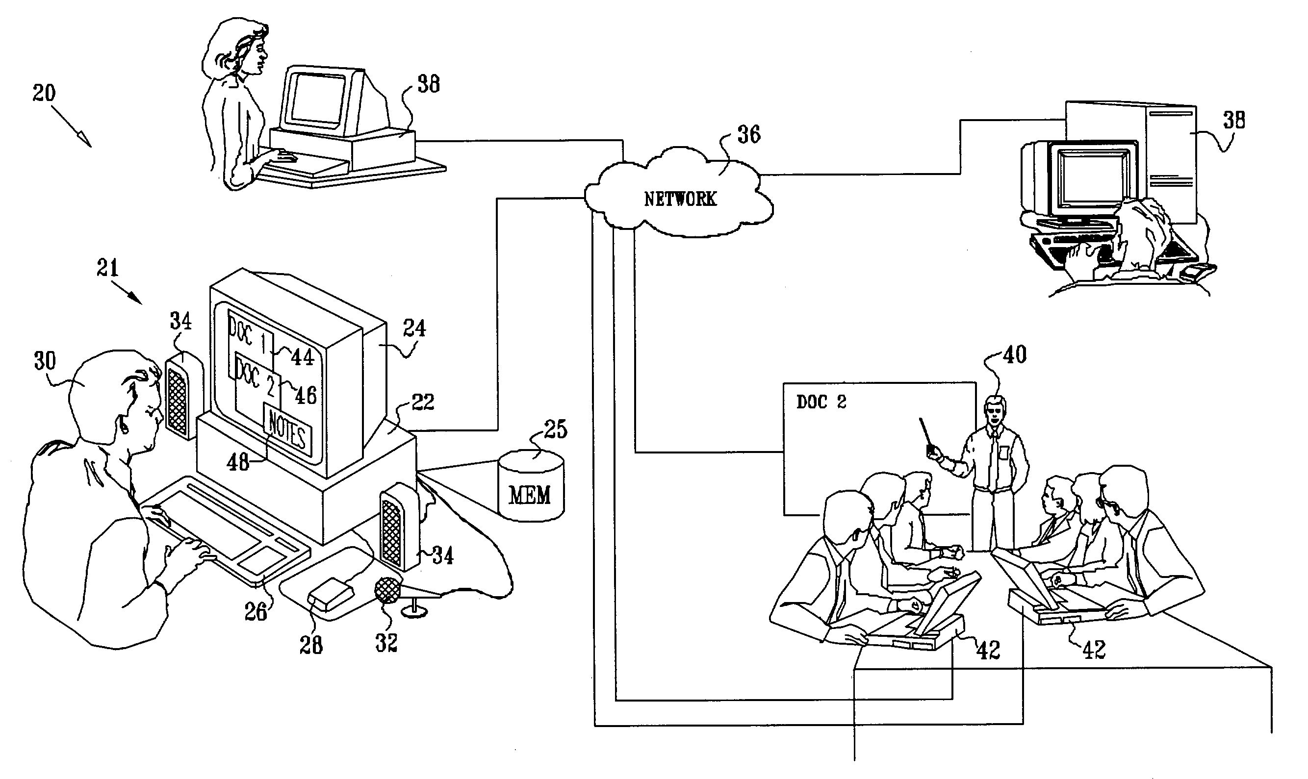 Multi-document context aware annotation system