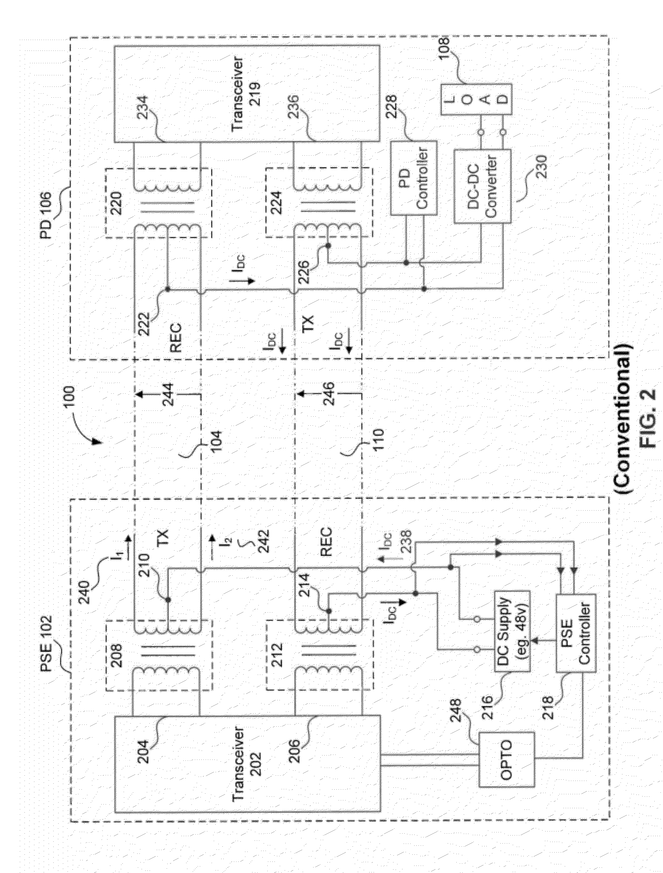 Unified bus architecture for PoE communication and control