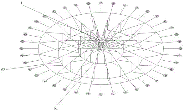 Cable dome and installation method thereof