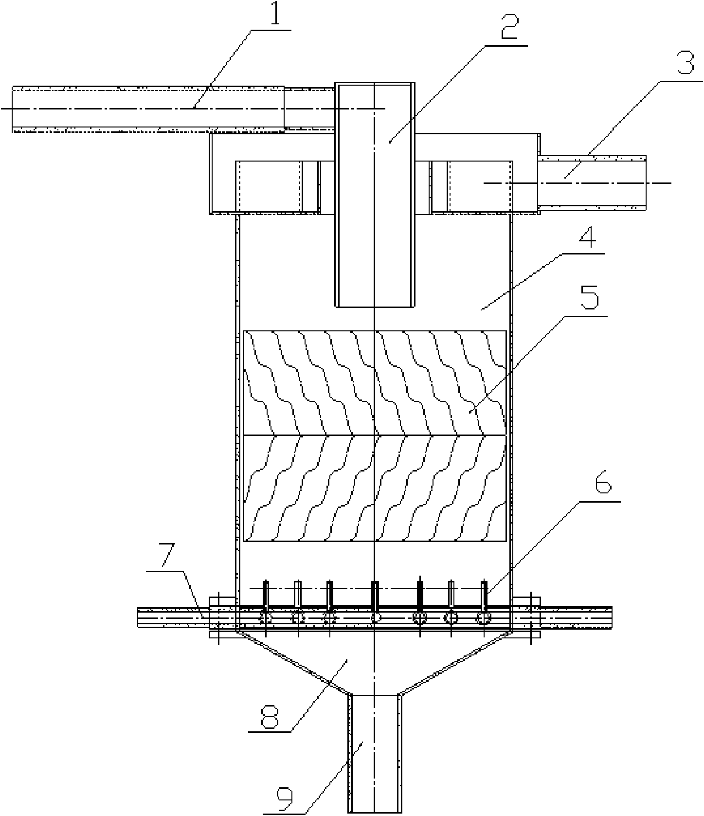 Pulse turbulence flow field fluidized mineral separator