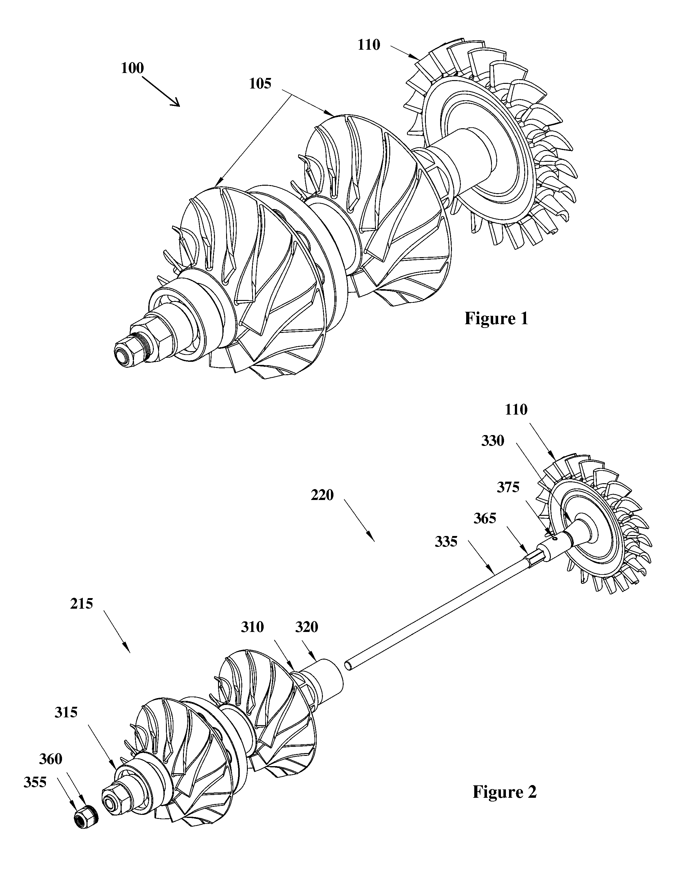 Thermally insulating turbine coupling