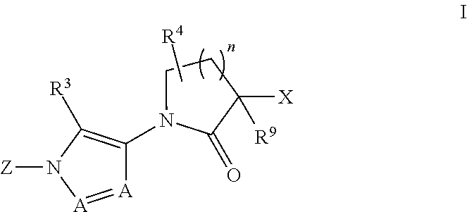 Diazole lactams