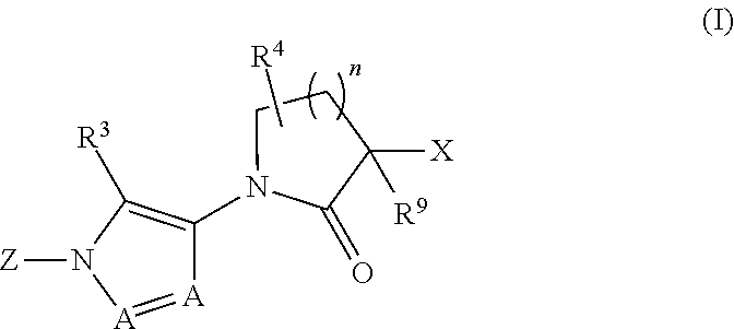 Diazole lactams