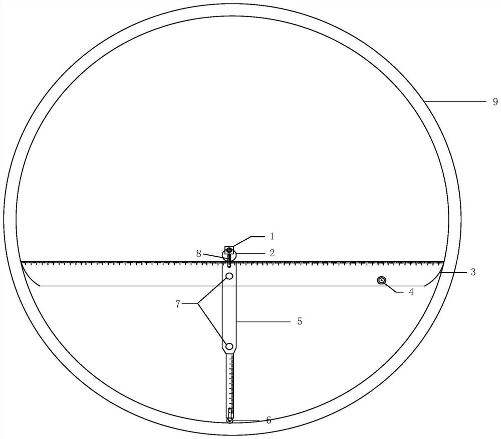 Auxiliary Measuring Device and Measuring Method for Central Axis of Tunnel