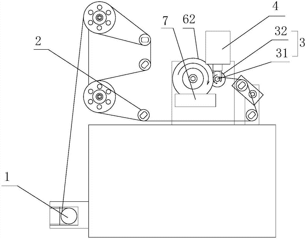 An anti-jamming wire winding device