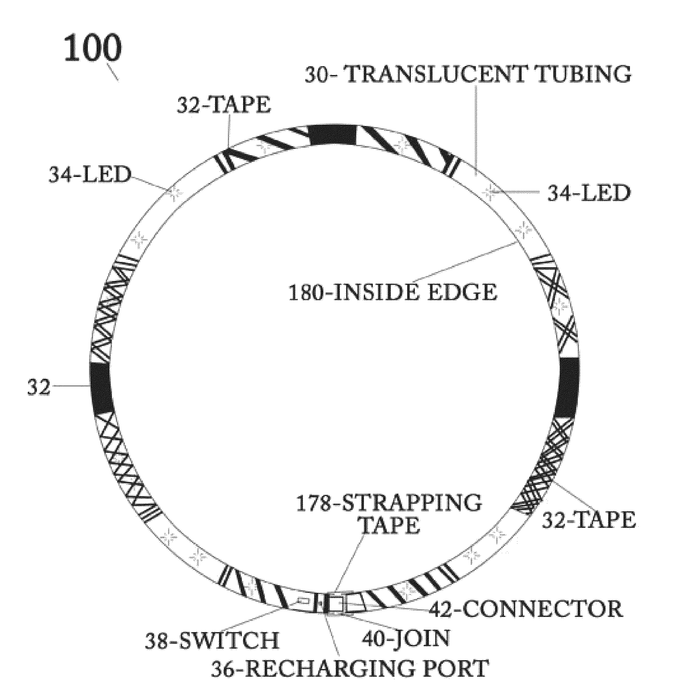 Interactive synthesizer hoop instrument