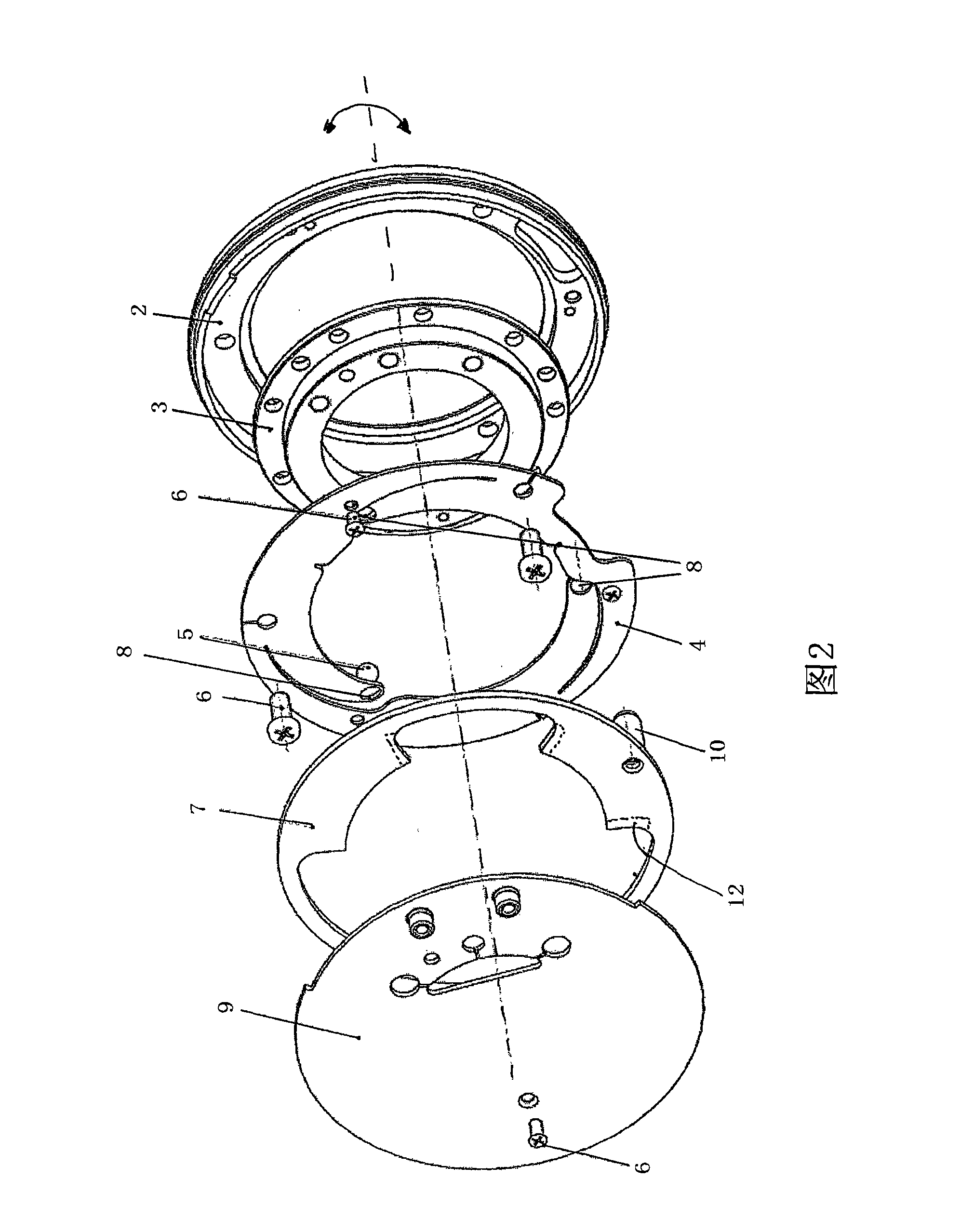 Rotatable grip for a photographic camera