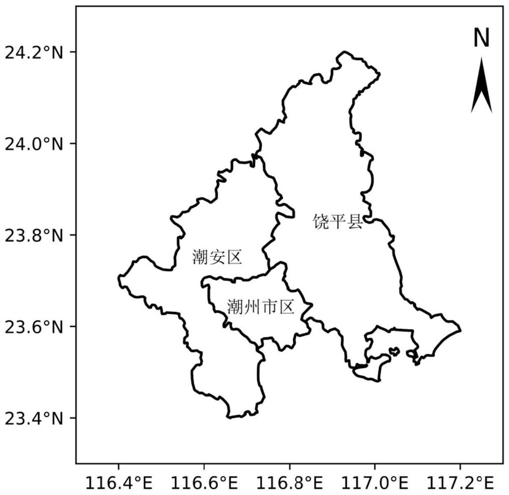 Watershed unit water consumption division method based on geographic information data