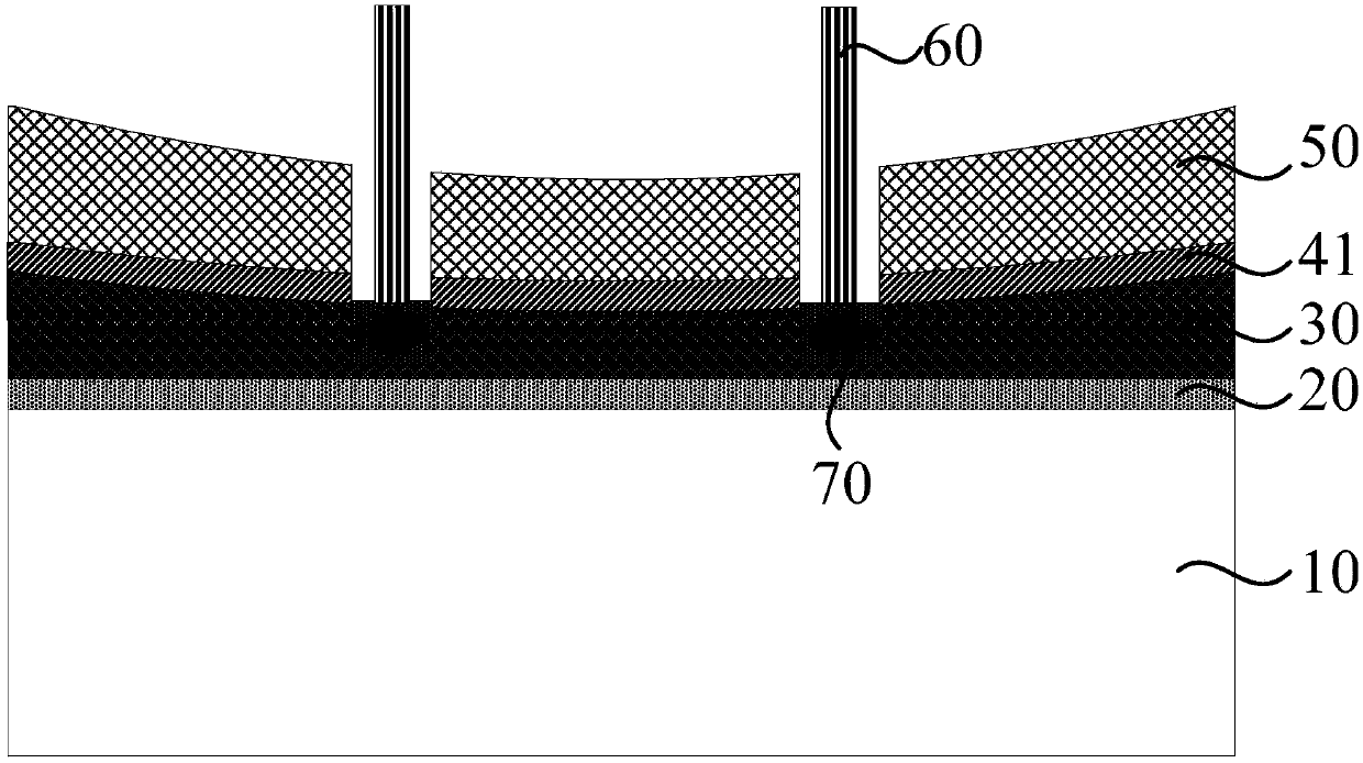 NOR flash memory device and preparation method thereof