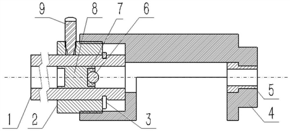 Bullet support and bullet head separating device