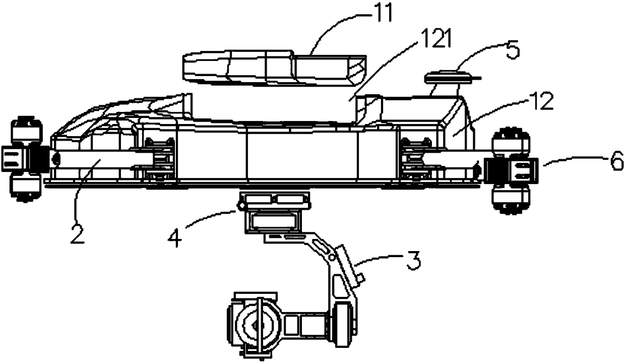 Drone with quick release scull structure