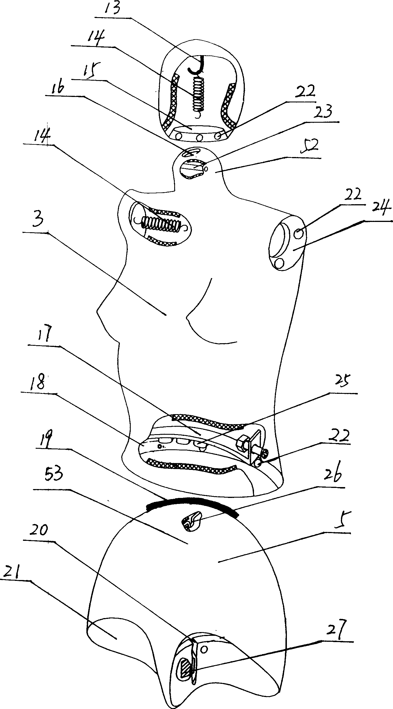 Movable human model