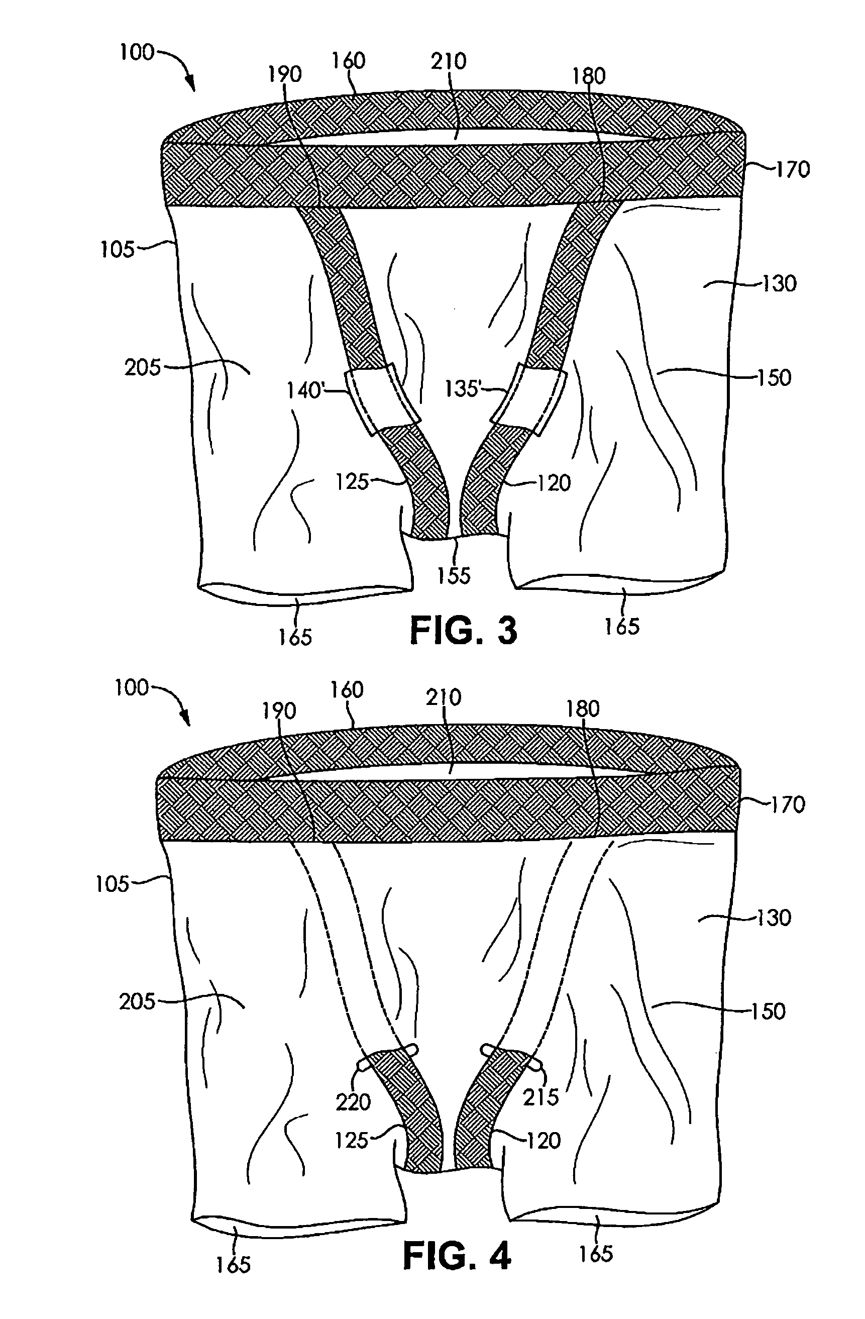 Garment with integral support system