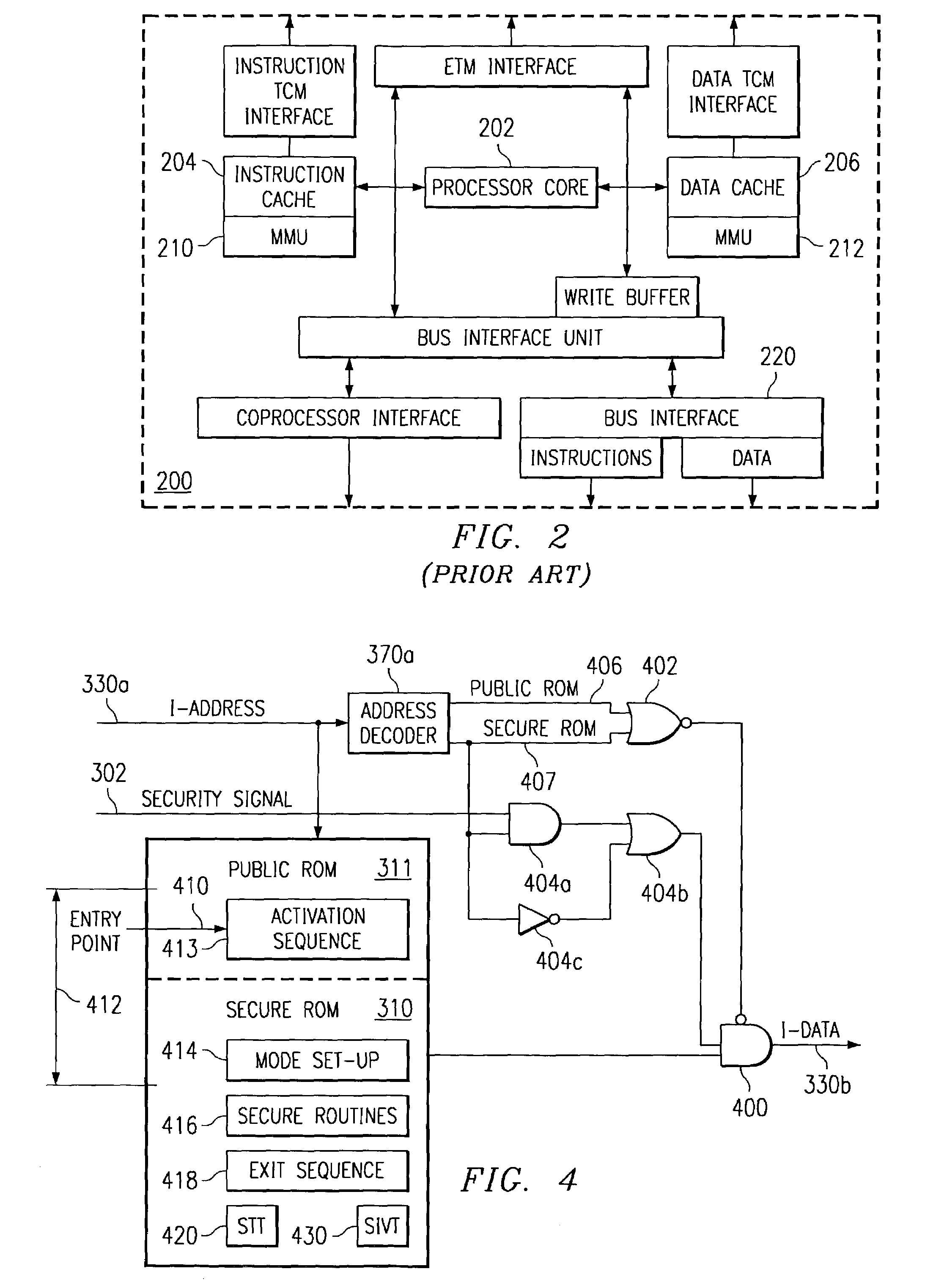 Secure mode for processors supporting interrupts