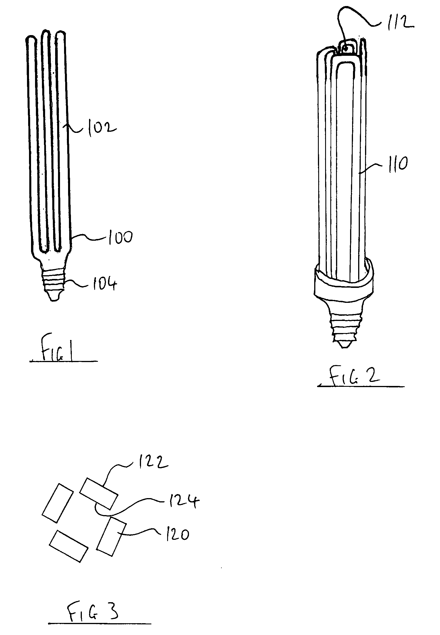 Method and device for a compact fluorescent bulb