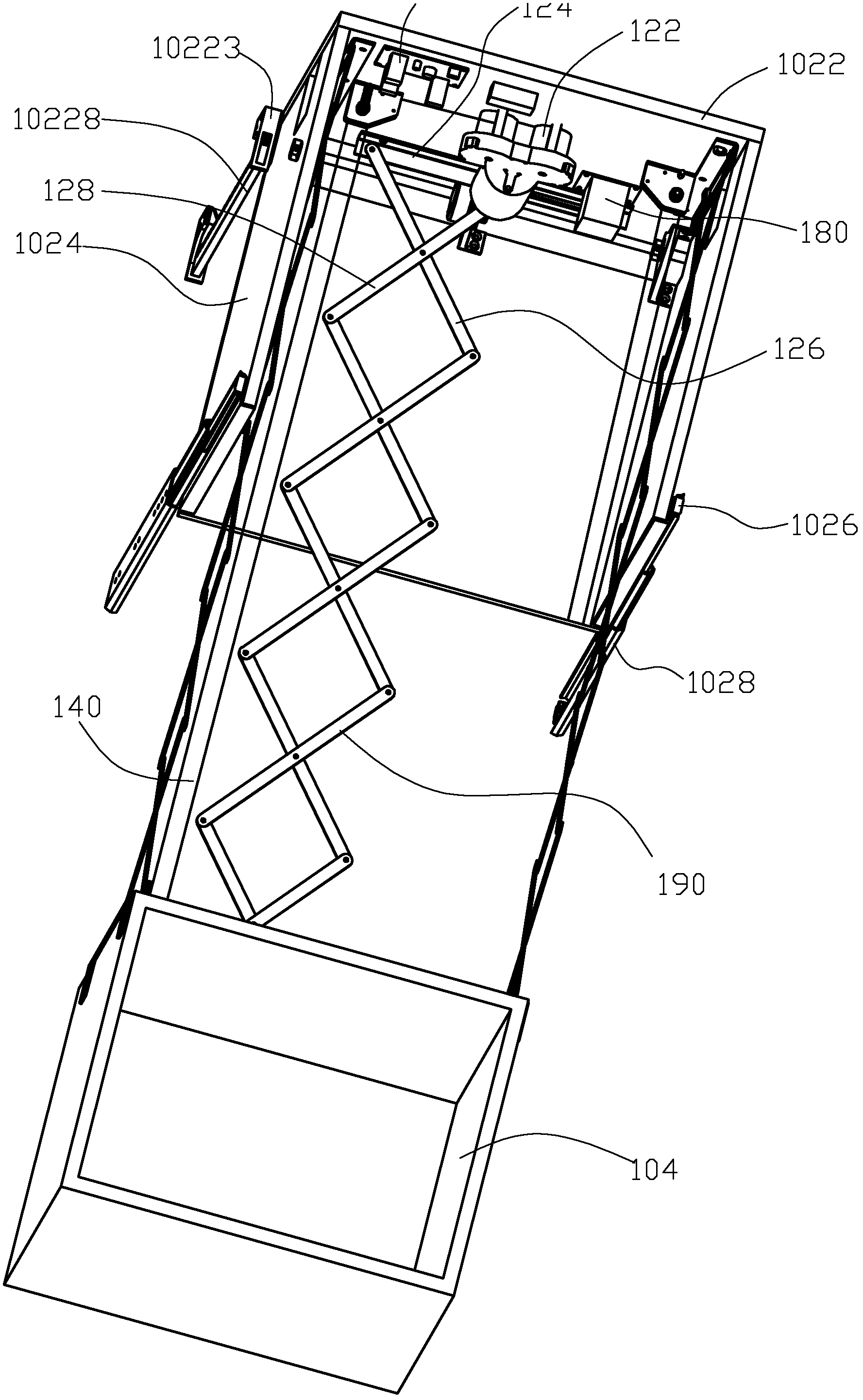 Storage box unit and storage cabinet with same