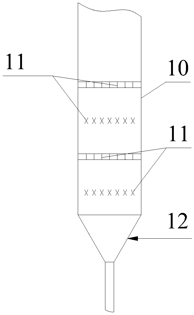 Aromatic hydrocarbon ammoxidation combined fluidized bed reaction device and aromatic hydrocarbon ammoxidation combined fluidized bed reaction method